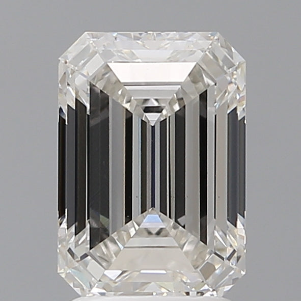 2.58 Carat Emerald Shaped, Ideal Cut, G Color, VS1 Clarity, IGI Certified Lab Grown Diamond