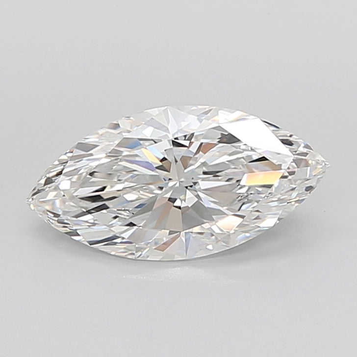 4.04 Carat Marquise Shaped, Ideal Cut, F Color, VVS2 Clarity, IGI Certified Lab Grown Diamond