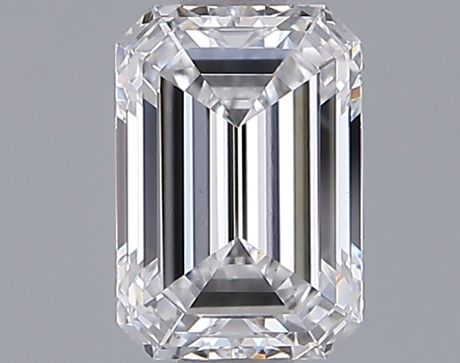 1.32 Carat Emerald Shaped, Ideal Cut, D Color, VS1 Clarity, IGI Certified Lab Grown Diamond