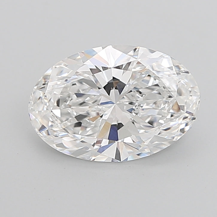 5.06 Carat Oval Shaped, Ideal Cut, D Color, VVS2 Clarity, IGI Certified Lab Grown Diamond