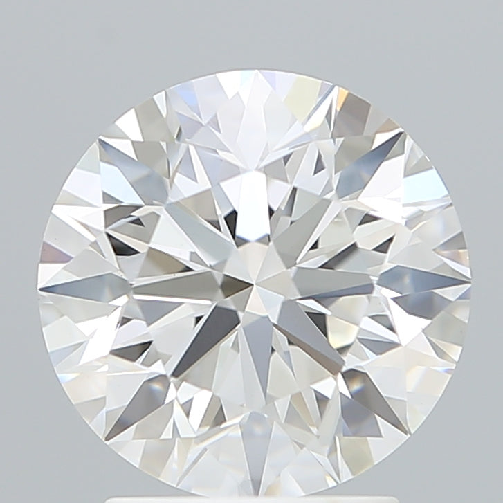 2.63 Carat Round Shaped, Excellent Cut, F Color, VVS2 Clarity, IGI Certified Lab Grown Diamond