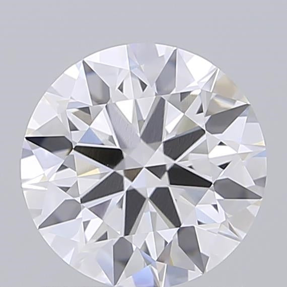 1.53 Carat Round Shaped, Ideal Cut, D Color, VVS2 Clarity, IGI Certified Lab Grown Diamond