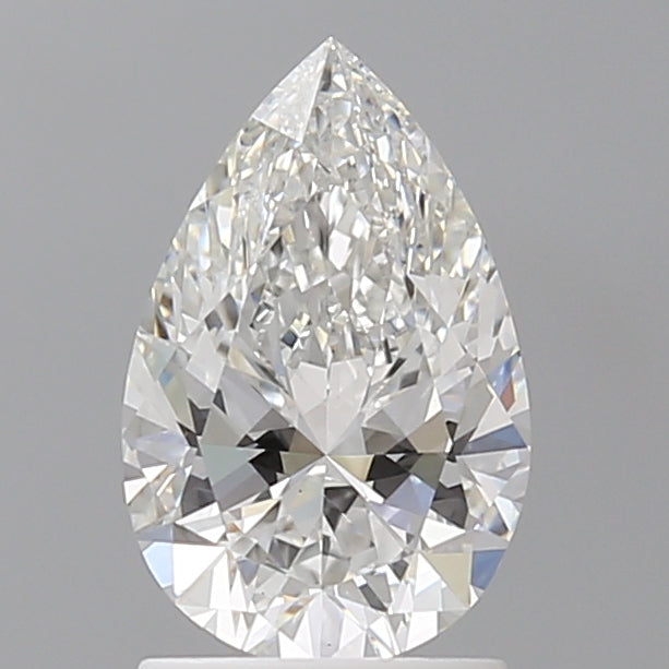 1.60 Carat Pear Shaped, Ideal Cut, E Color, VVS2 Clarity, IGI Certified Lab Grown Diamond