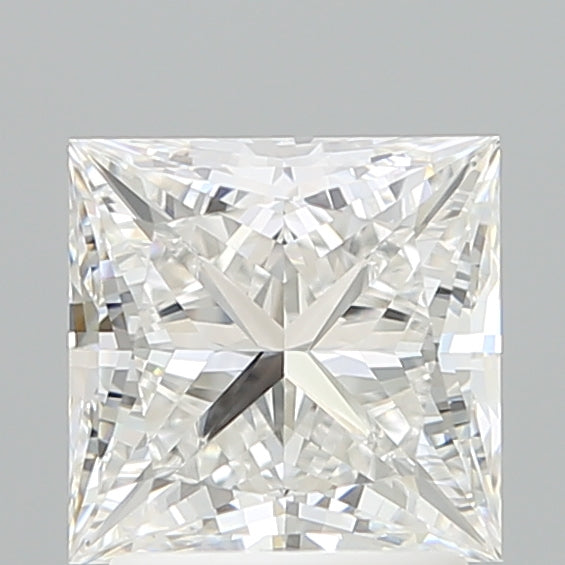 2.18 Carat Princess Shaped, Ideal Cut, E Color, VVS2 Clarity, IGI Certified Lab Grown Diamond