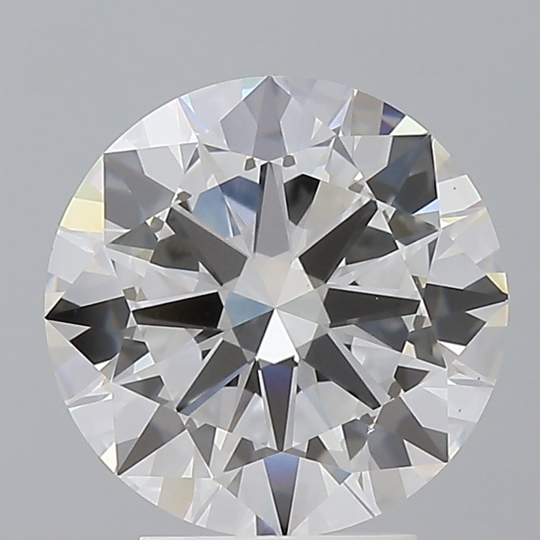3.57 Carat Round Shaped, Excellent Cut, F Color, VS1 Clarity, IGI Certified Lab Grown Diamond