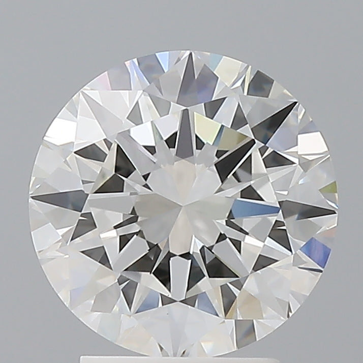 3.01 Carat Round Shaped, Excellent Cut, E Color, VVS2 Clarity, IGI Certified Lab Grown Diamond