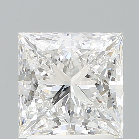 2.08 Carat Princess Shaped, Ideal Cut, D Color, VVS2 Clarity, IGI Certified Lab Grown Diamond