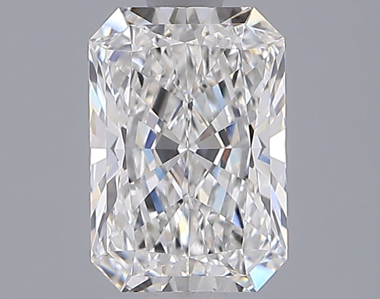 1.52 Carat Radiant Shaped, Ideal Cut, F Color, VVS2 Clarity, IGI Certified Lab Grown Diamond