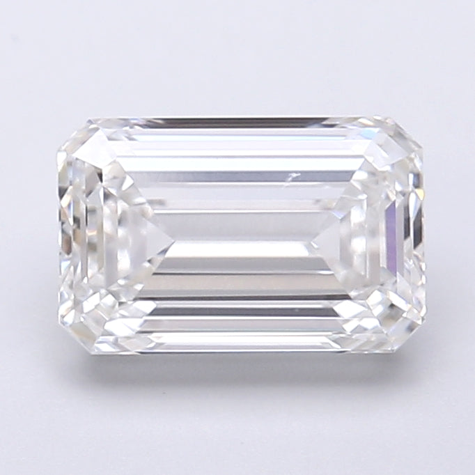 2.32 Carat Emerald Shaped, Very Good Cut, D Color, VVS2 Clarity, IGI Certified Lab Grown Diamond