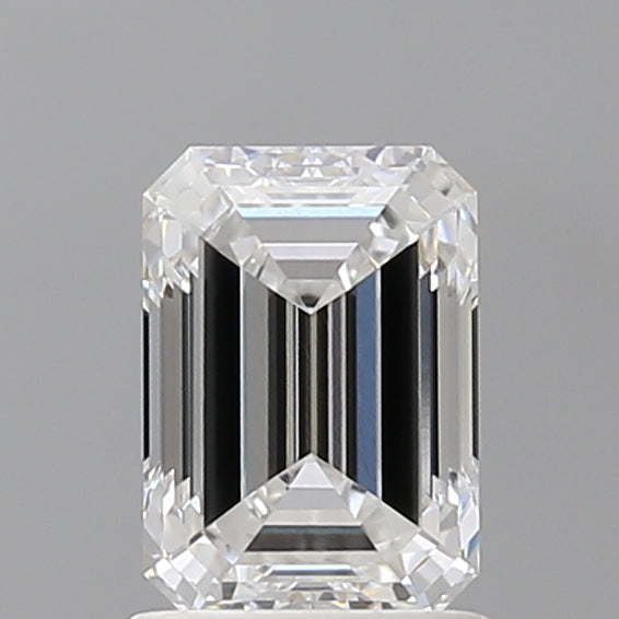 1.56 Carat Emerald Shaped, Ideal Cut, D Color, VVS2 Clarity, IGI Certified Lab Grown Diamond