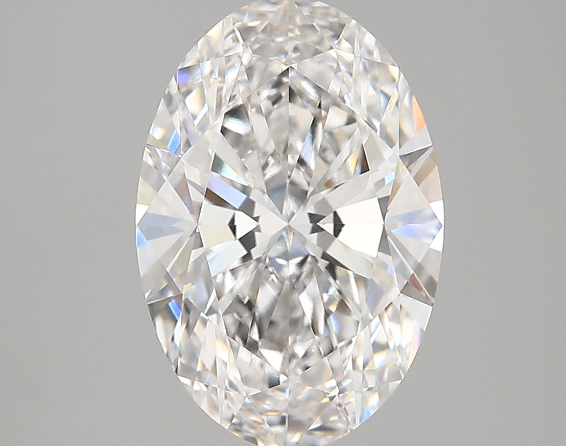 4.01 Carat Oval Shaped, Very Good Cut, F Color, VVS1 Clarity, IGI Certified Lab Grown Diamond