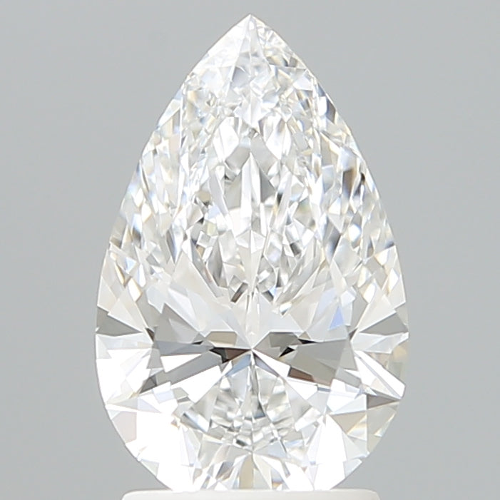 2.07 Carat Pear Shaped, Ideal Cut, D Color, VVS1 Clarity, IGI Certified Lab Grown Diamond