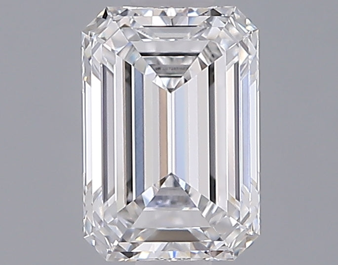 1.27 Carat Emerald Shaped, Ideal Cut, D Color, IF Clarity, IGI Certified Lab Grown Diamond