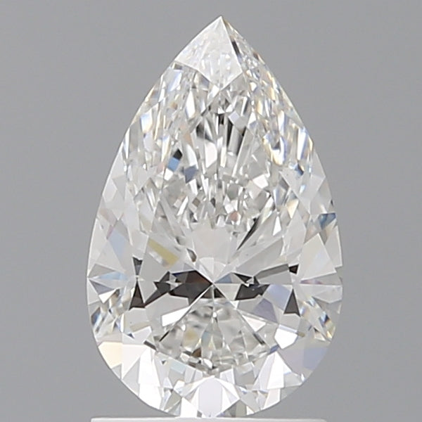 1.59 Carat Pear Shaped, Ideal Cut, E Color, VVS2 Clarity, IGI Certified Lab Grown Diamond