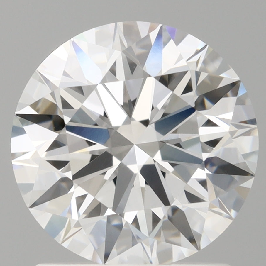 1.60 Carat Round Shaped, Ideal Cut, D Color, VVS2 Clarity, IGI Certified Lab Grown Diamond