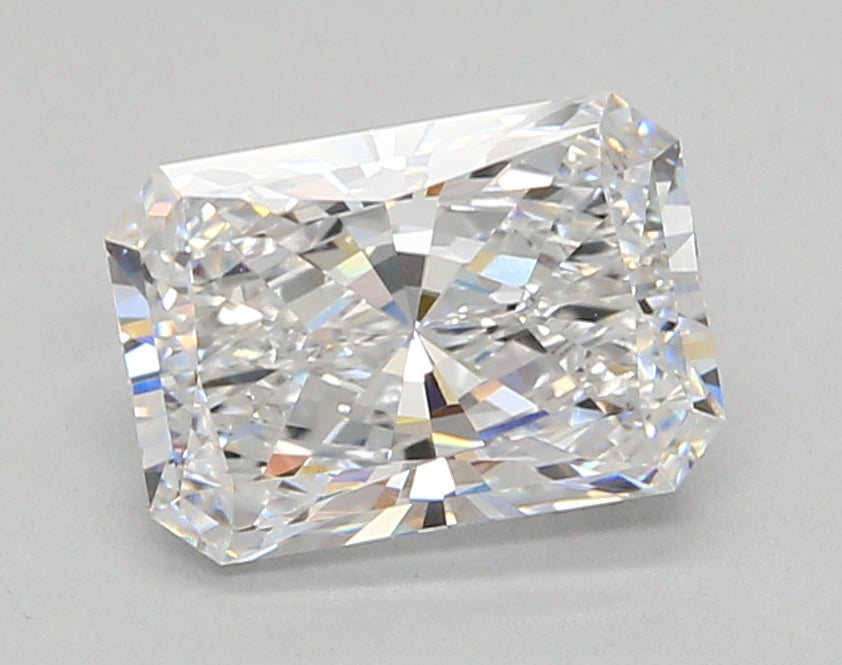 2.55 Carat Radiant Shaped, Ideal Cut, D Color, VVS1 Clarity, IGI Certified Lab Grown Diamond
