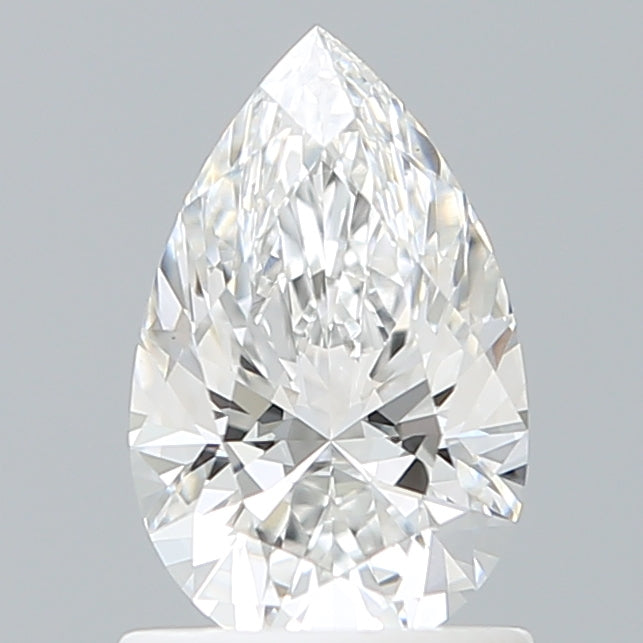 1.10 Carat Pear Shaped, Excellent Cut, D Color, VVS2 Clarity, IGI Certified Lab Grown Diamond
