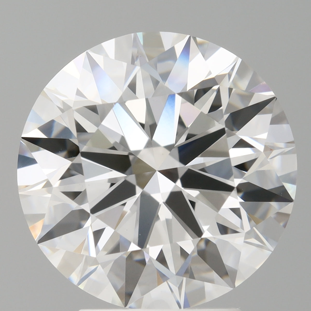 4.10 Carat Round Shaped, Ideal Cut, E Color, VVS2 Clarity, IGI Certified Lab Grown Diamond