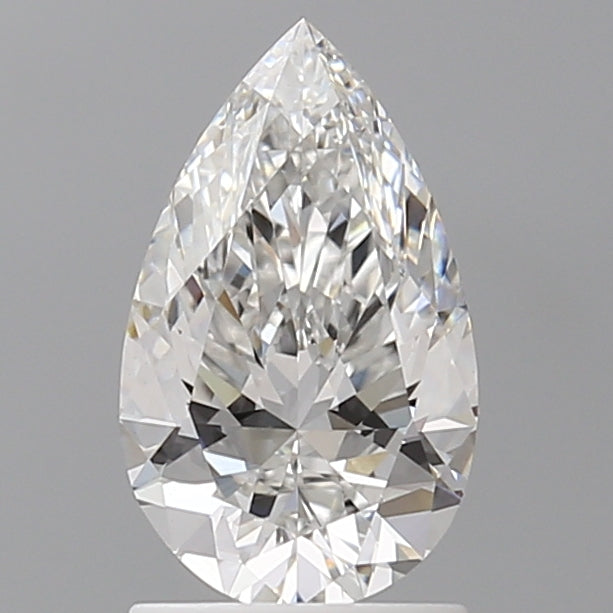 1.52 Carat Pear Shaped, Ideal Cut, F Color, VVS2 Clarity, IGI Certified Lab Grown Diamond