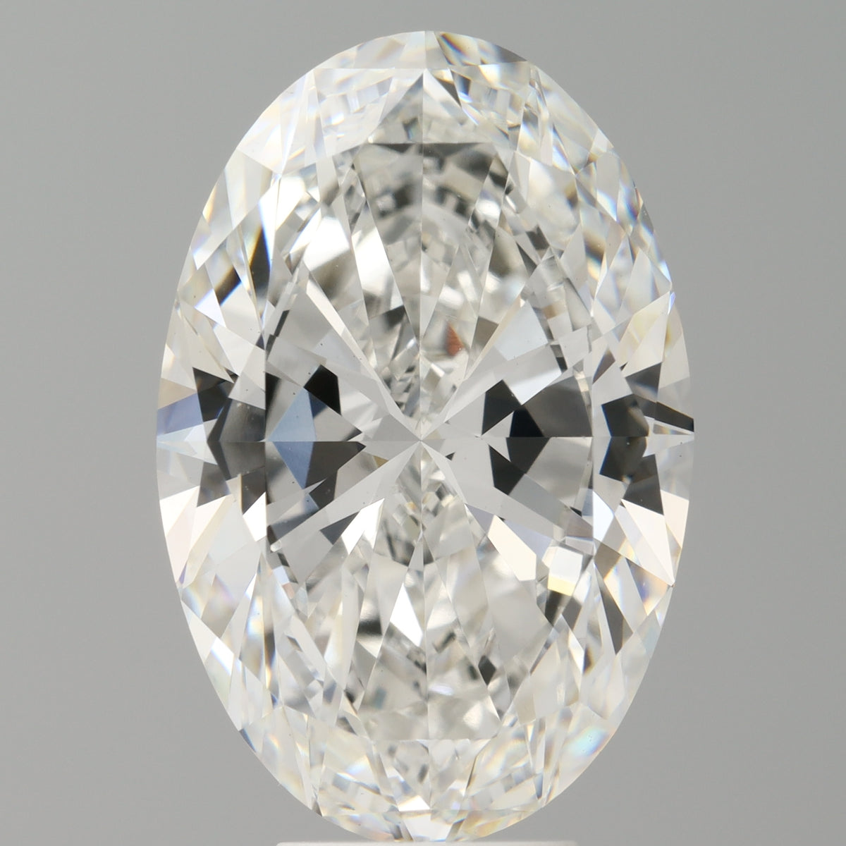 7.04 Carat Oval Shaped, Ideal Cut, F Color, VVS2 Clarity, IGI Certified Lab Grown Diamond