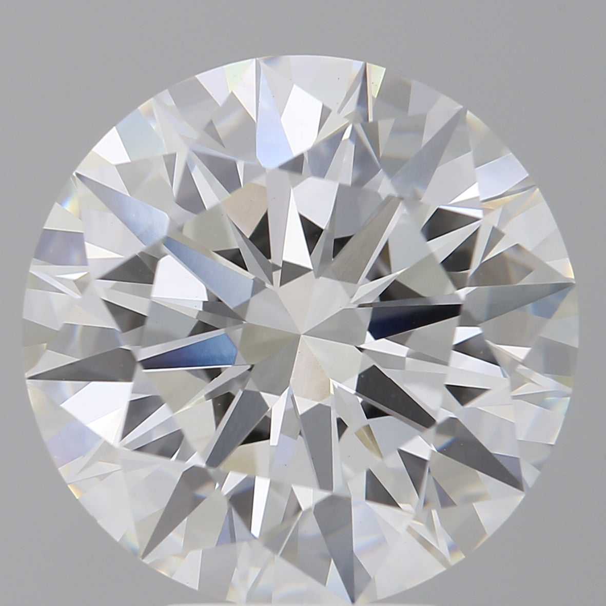 6.10 Carat Round Shaped, Ideal Cut, F Color, VVS2 Clarity, IGI Certified Lab Grown Diamond