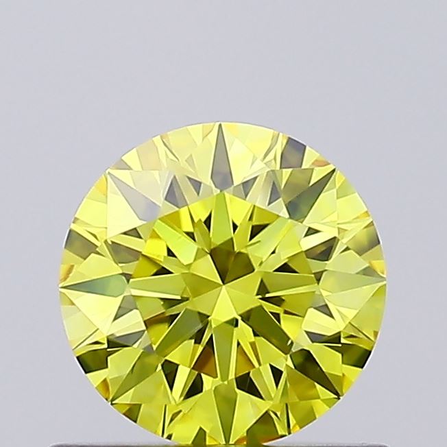 0.65 Carat Round Shaped, Ideal Cut, VVS2 Clarity, IGI Certified Lab Grown Diamond