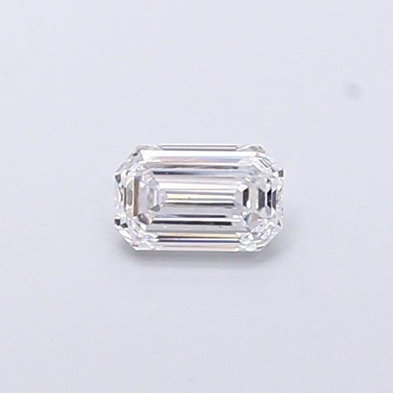 0.38 Carat Emerald Shaped, Very Good Cut, D Color, VVS1 Clarity, IGI Certified Lab Grown Diamond