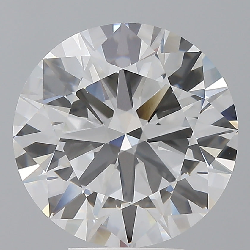 5.51 Carat Round Shaped, Ideal Cut, F Color, VVS2 Clarity, IGI Certified Lab Grown Diamond