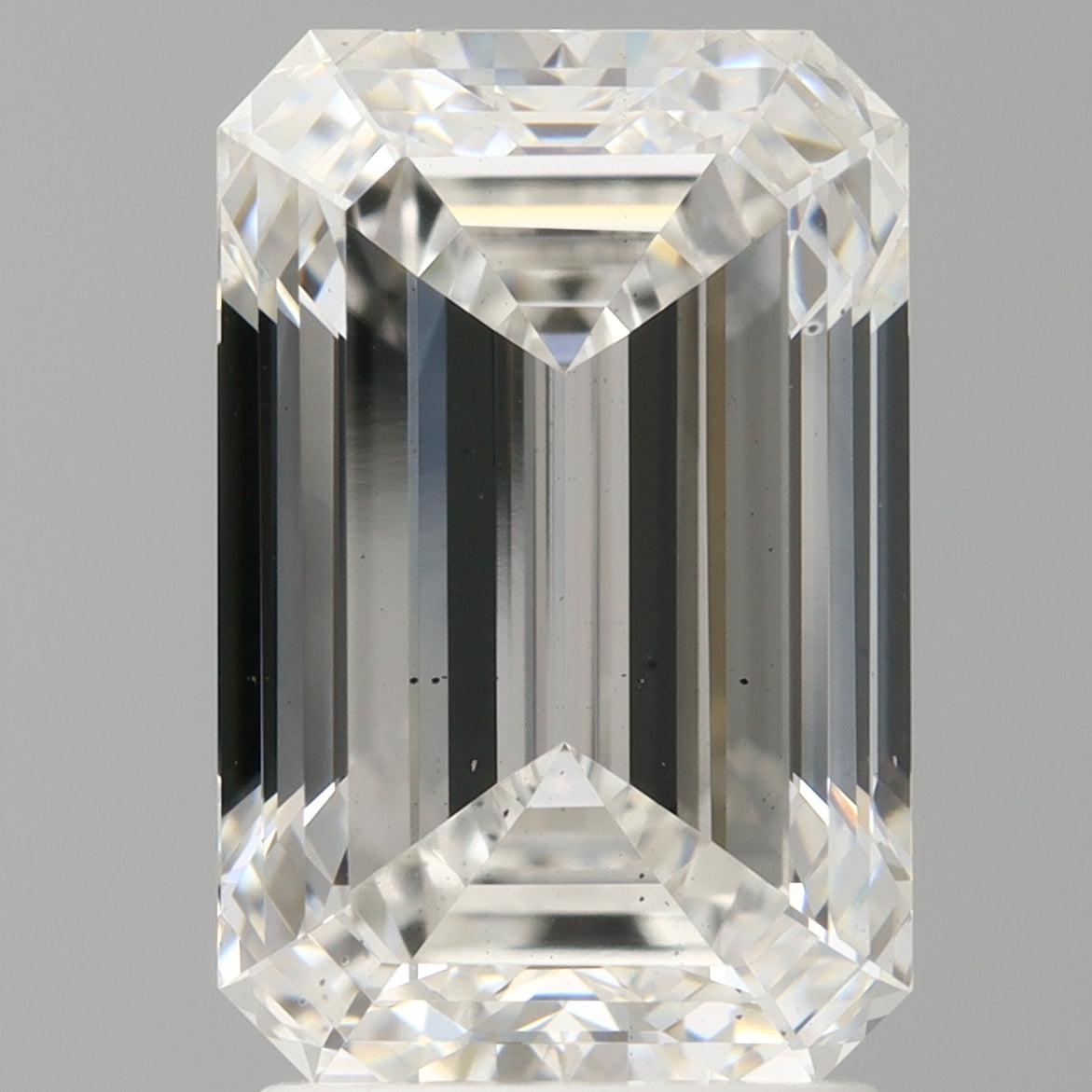 3.03 Carat Emerald Shaped, Ideal Cut, E Color, VS2 Clarity, IGI Certified Lab Grown Diamond