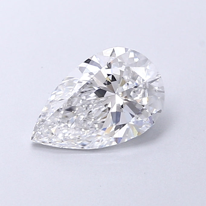 0.80 Carat Pear Shaped, Very Good Cut, D Color, VS1 Clarity, IGI Certified Lab Grown Diamond