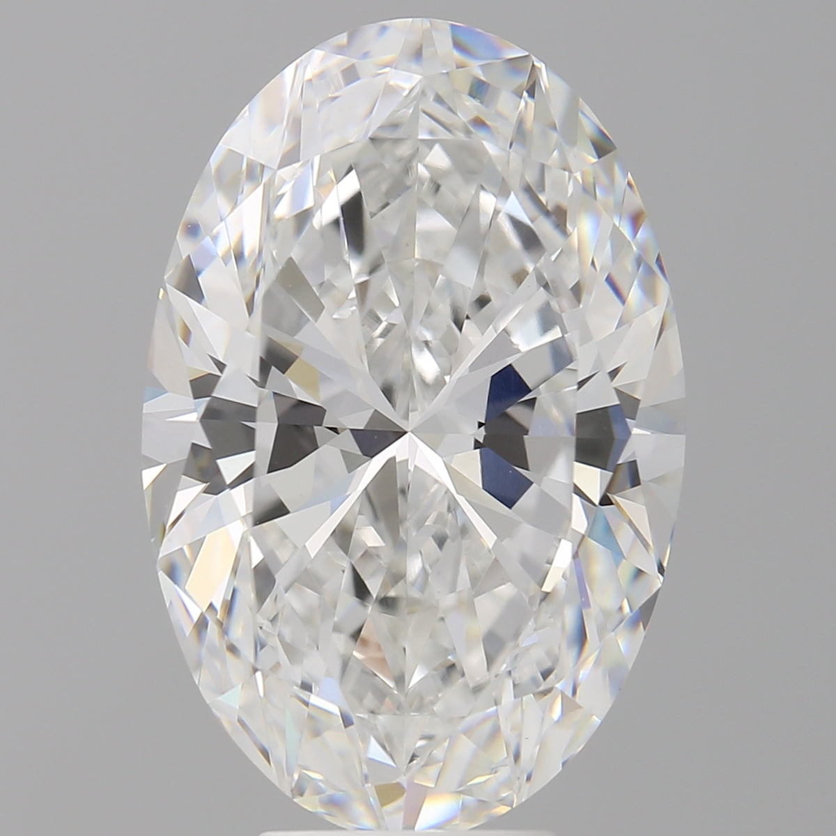 8.00 Carat Oval Shaped, Ideal Cut, F Color, VVS2 Clarity, IGI Certified Lab Grown Diamond