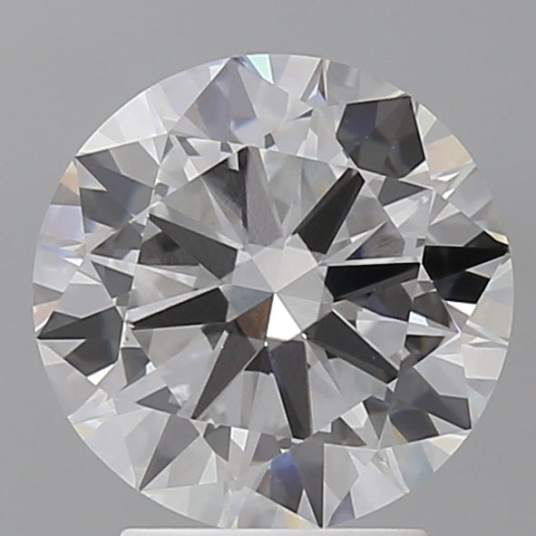 3.03 Carat Round Shaped, Excellent Cut, E Color, VVS2 Clarity, IGI Certified Lab Grown Diamond