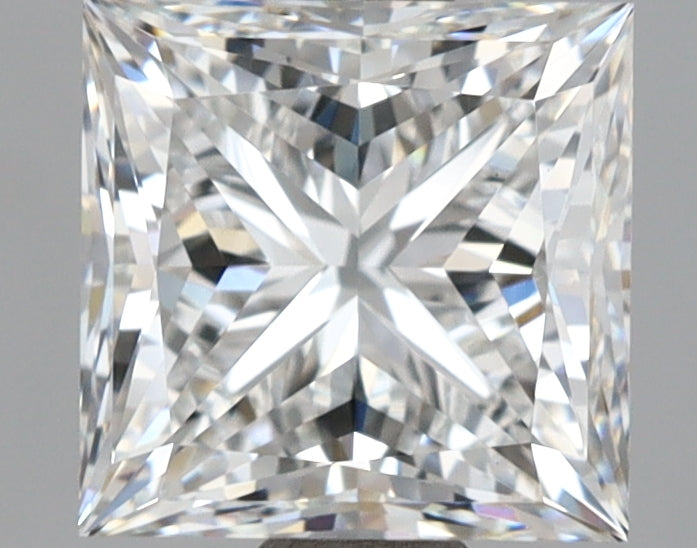 2.53 Carat Princess Shaped, Ideal Cut, E Color, VVS2 Clarity, IGI Certified Lab Grown Diamond