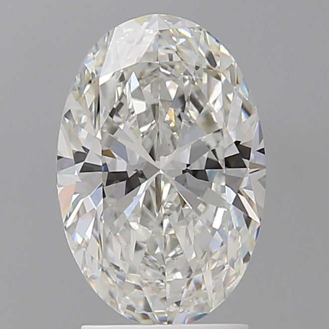 2.52 Carat Oval Shaped, Ideal Cut, F Color, VVS2 Clarity, IGI Certified Lab Grown Diamond