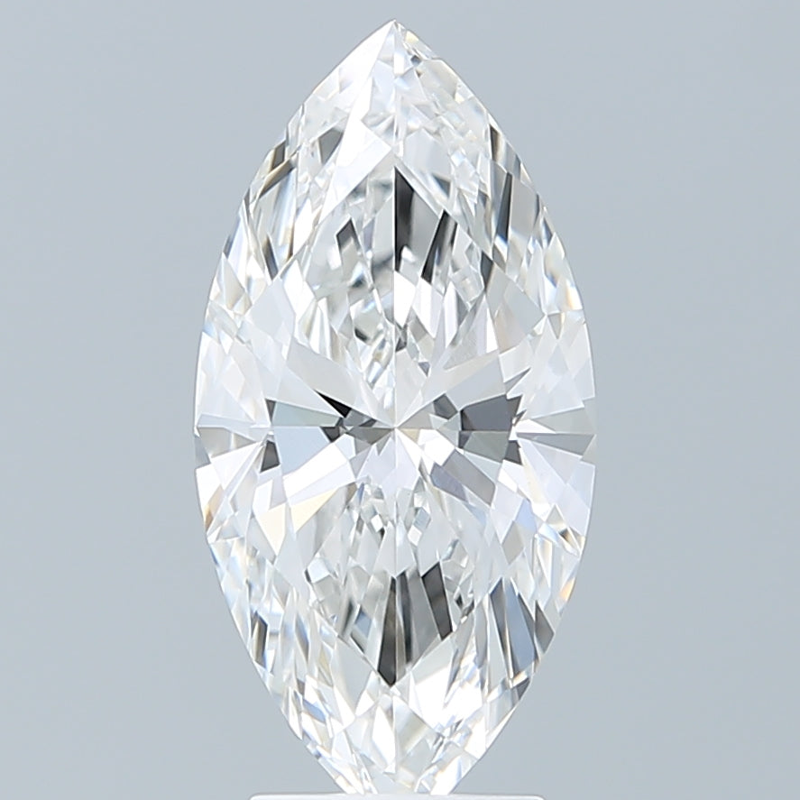 3.57 Carat Marquise Shaped, Ideal Cut, E Color, VVS2 Clarity, IGI Certified Lab Grown Diamond