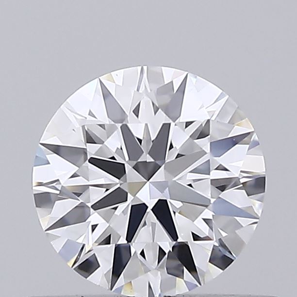 0.53 Carat Round Shaped, Ideal Cut, D Color, VVS2 Clarity, IGI Certified Lab Grown Diamond