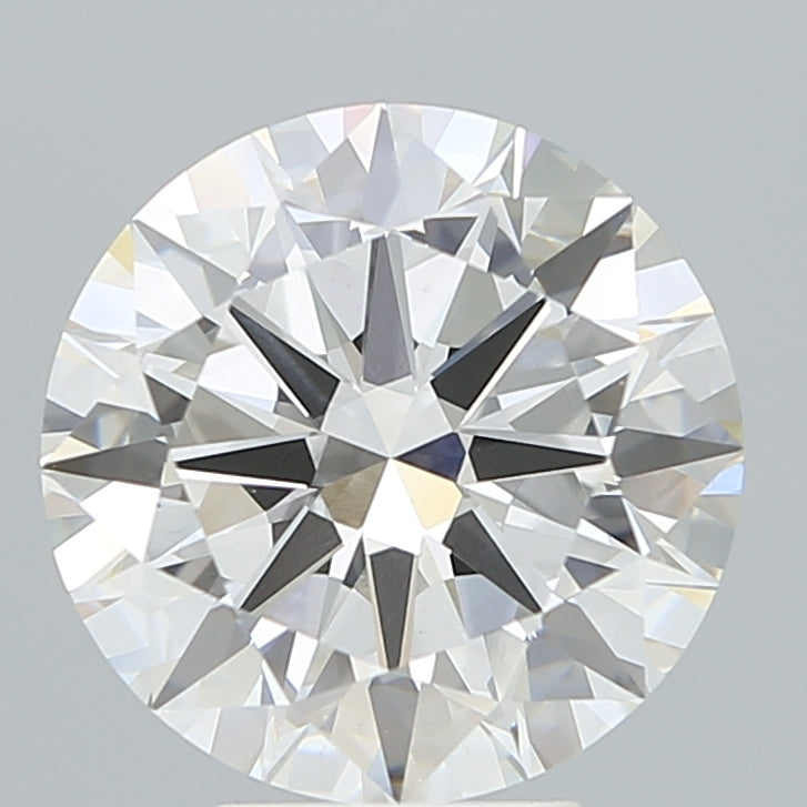 5.37 Carat Round Shaped, Excellent Cut, F Color, VS1 Clarity, IGI Certified Lab Grown Diamond