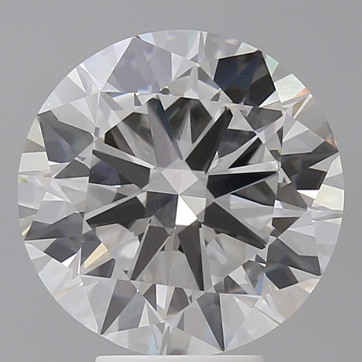 5.90 Carat Round Shaped, Excellent Cut, F Color, VVS2 Clarity, IGI Certified Lab Grown Diamond