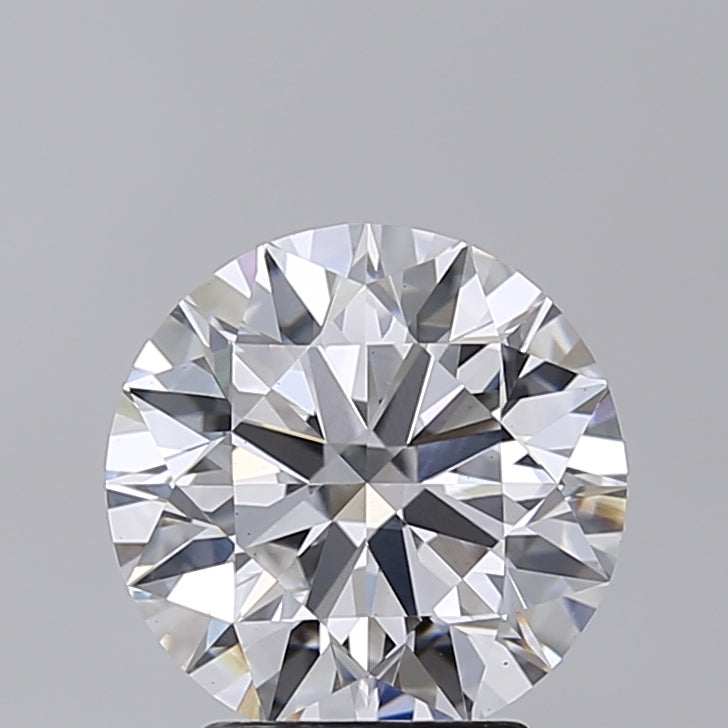 3.02 Carat Round Shaped, Excellent Cut, E Color, VS1 Clarity, IGI Certified Lab Grown Diamond