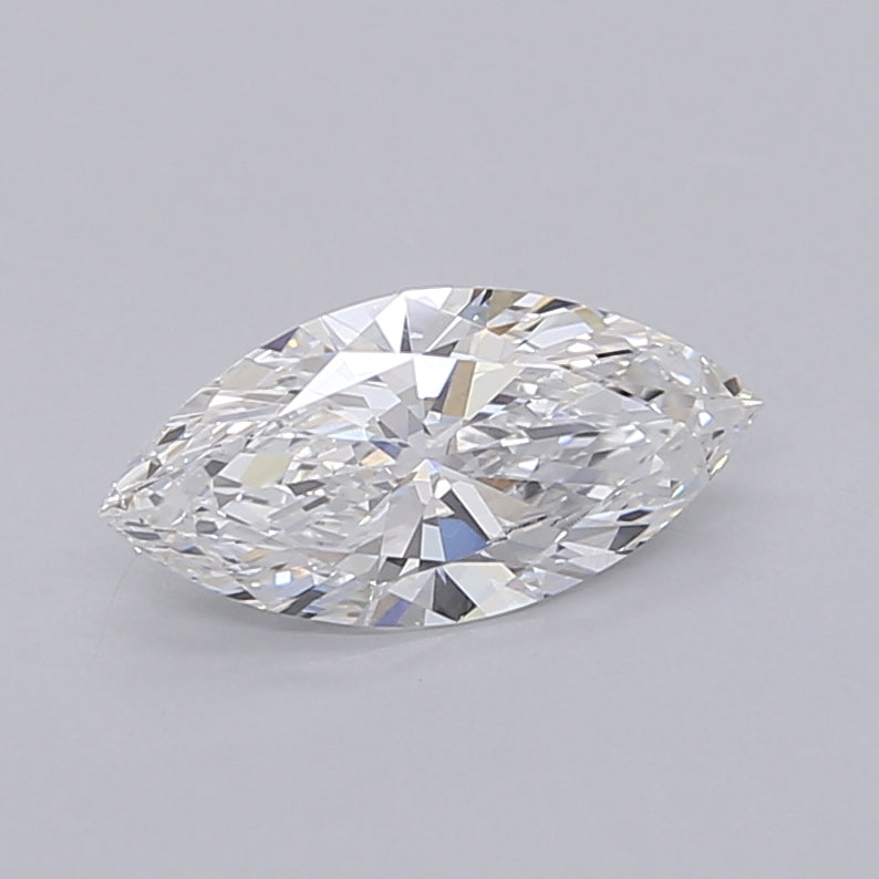 1.00 Carat Marquise Shaped, Ideal Cut, E Color, VVS2 Clarity, IGI Certified Lab Grown Diamond