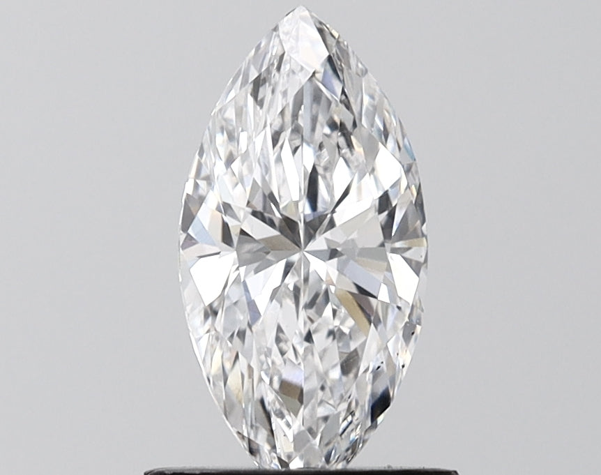 1.10 Carat Marquise Shaped, Ideal Cut, D Color, VVS2 Clarity, IGI Certified Lab Grown Diamond