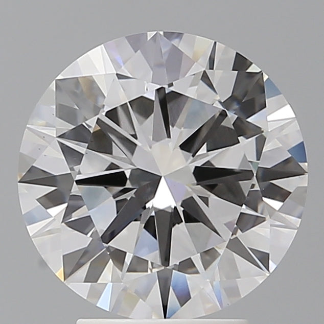 3.50 Carat Round Shaped, Ideal Cut, F Color, VVS2 Clarity, IGI Certified Lab Grown Diamond