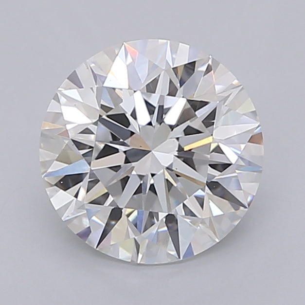 2.01 Carat Round Shaped, Ideal Cut, D Color, VVS2 Clarity, IGI Certified Lab Grown Diamond