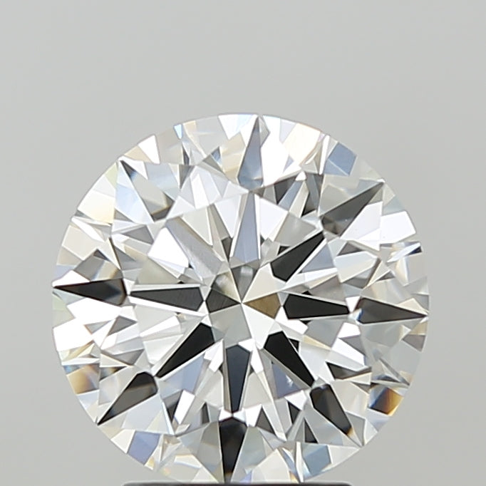 3.08 Carat Round Shaped, Ideal Cut, F Color, VVS2 Clarity, IGI Certified Lab Grown Diamond
