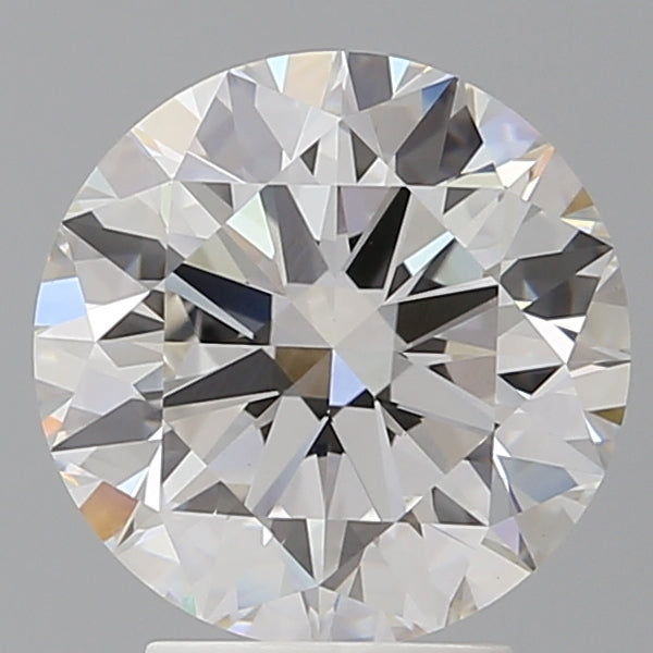 3.52 Carat Round Shaped, Excellent Cut, F Color, VVS2 Clarity, IGI Certified Lab Grown Diamond