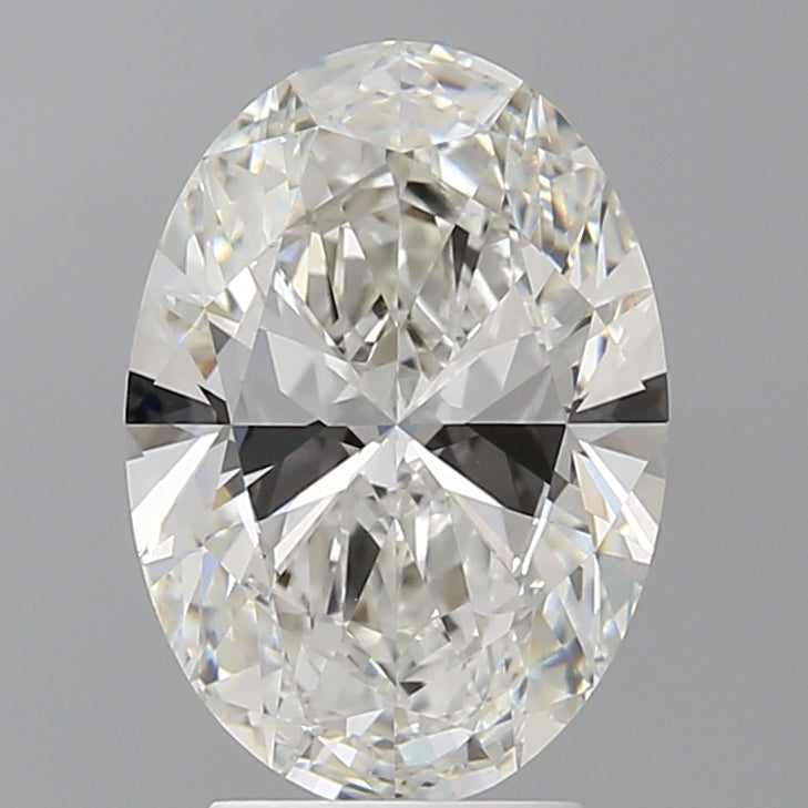 3.51 Carat Oval Shaped, Ideal Cut, G Color, VVS2 Clarity, IGI Certified Lab Grown Diamond