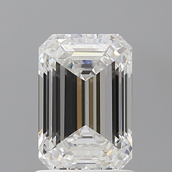 1.54 Carat Emerald Shaped, Ideal Cut, D Color, VVS2 Clarity, IGI Certified Lab Grown Diamond