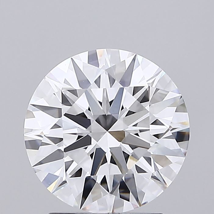 2.14 Carat Round Shaped, Ideal Cut, D Color, VVS2 Clarity, IGI Certified Lab Grown Diamond