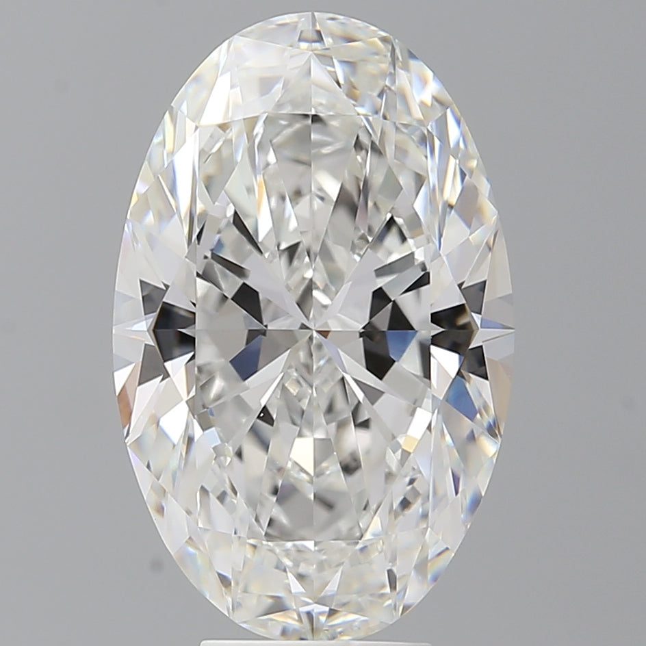 7.01 Carat Oval Shaped, Ideal Cut, E Color, VVS2 Clarity, IGI Certified Lab Grown Diamond