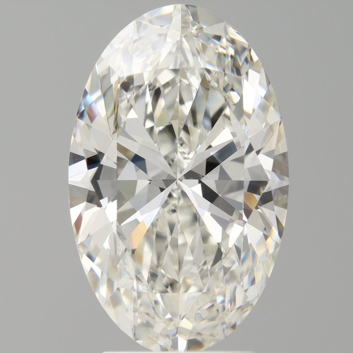 4.00 Carat Oval Shaped, Ideal Cut, F Color, VVS2 Clarity, IGI Certified Lab Grown Diamond